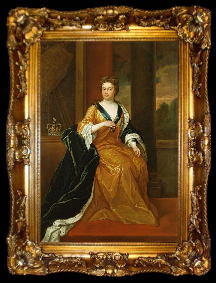 framed  Charles Jervas Portrait of Anne of Great Britain, ta009-2
